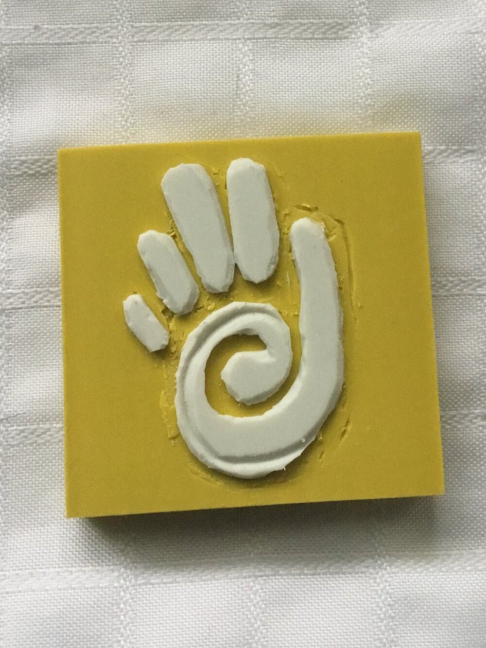 Two sides hand made rubber stamp